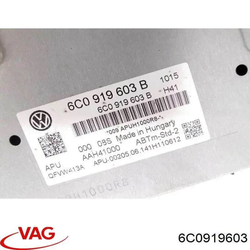 6C0919603 VAG Aparelhagem de som (rádio AM/FM)