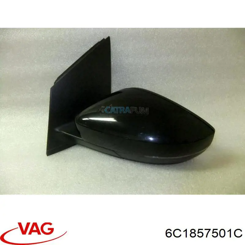 6C1857501C VAG Espelho de retrovisão esquerdo