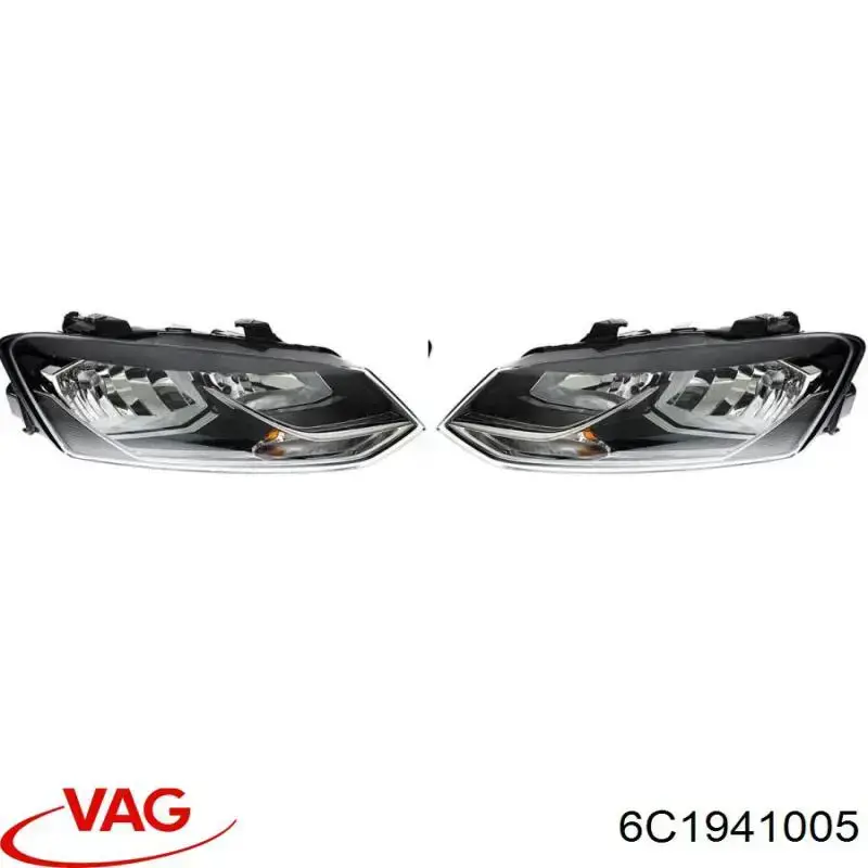 6C1941005 VAG Luz esquerda