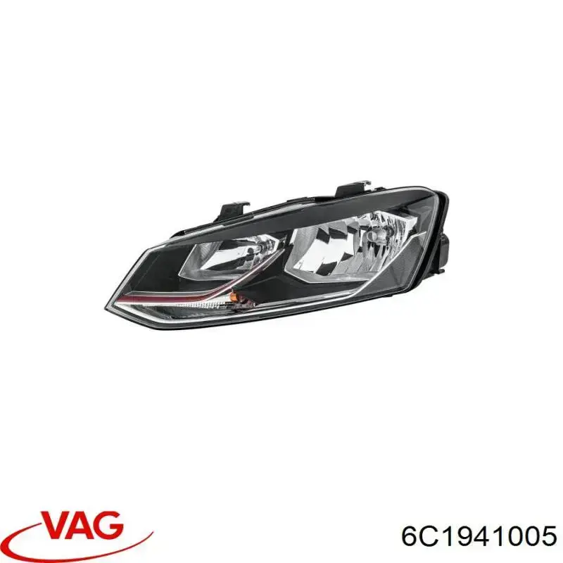 Luz esquerda VAG 6C1941005 preço, a partir de 219,63 USD