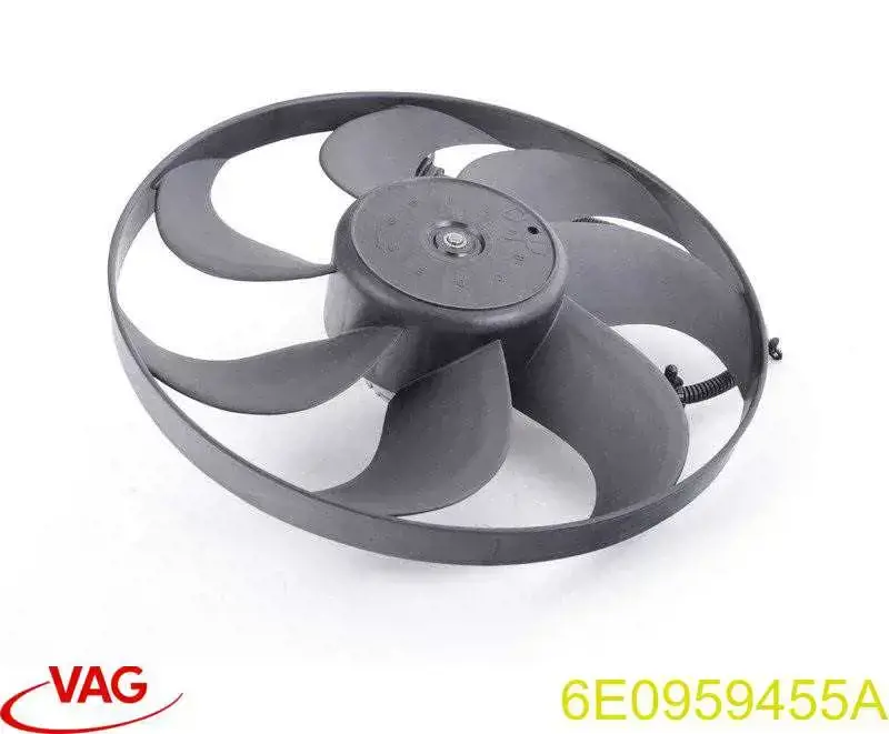 Ventilador elétrico de esfriamento montado (motor + roda de aletas) VAG 6E0959455A preço, a partir de 83,57 USD