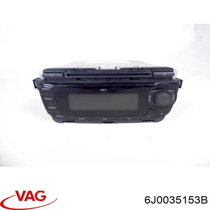 6J0035153B VAG Aparelhagem de som (rádio AM/FM)