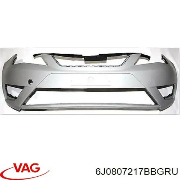 6J0807217BBGRU VAG Pára-choque dianteiro