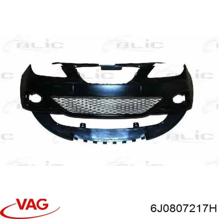 Compre 6J0807217H VAG Pára-choque dianteiro
