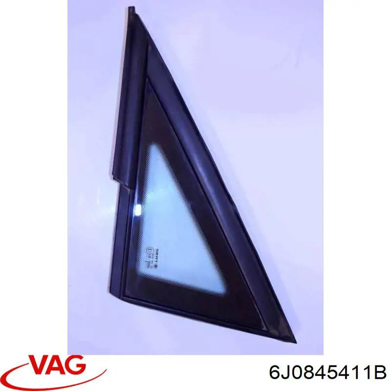 6J0845411B VAG Vidro de janelo da porta dianteira esquerda