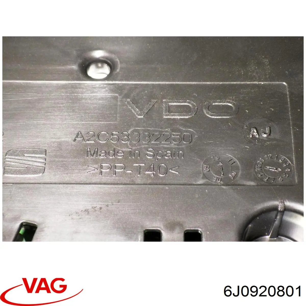 Painel de instrumentos (quadro de instrumentos) VAG 6J0920801 preço, a partir de 42,64 USD