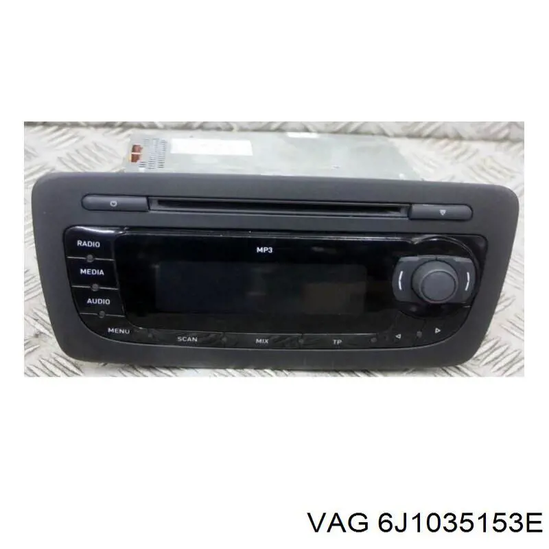 6J1035153E VAG Aparelhagem de som (rádio AM/FM)