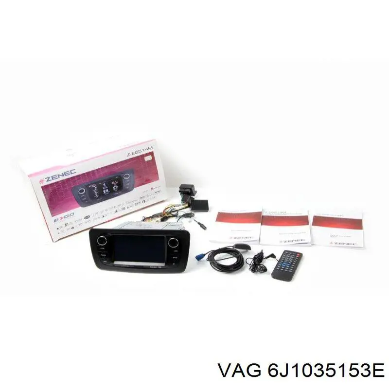Aparelhagem de som (rádio AM/FM) VAG 6J1035153E preço, a partir de 63,31 USD