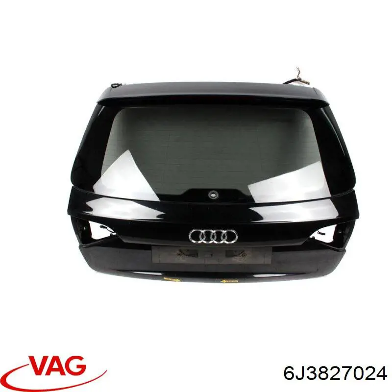 6J3827024 VAG Porta traseira (3ª/5ª porta-malas (tampa de alcapão)