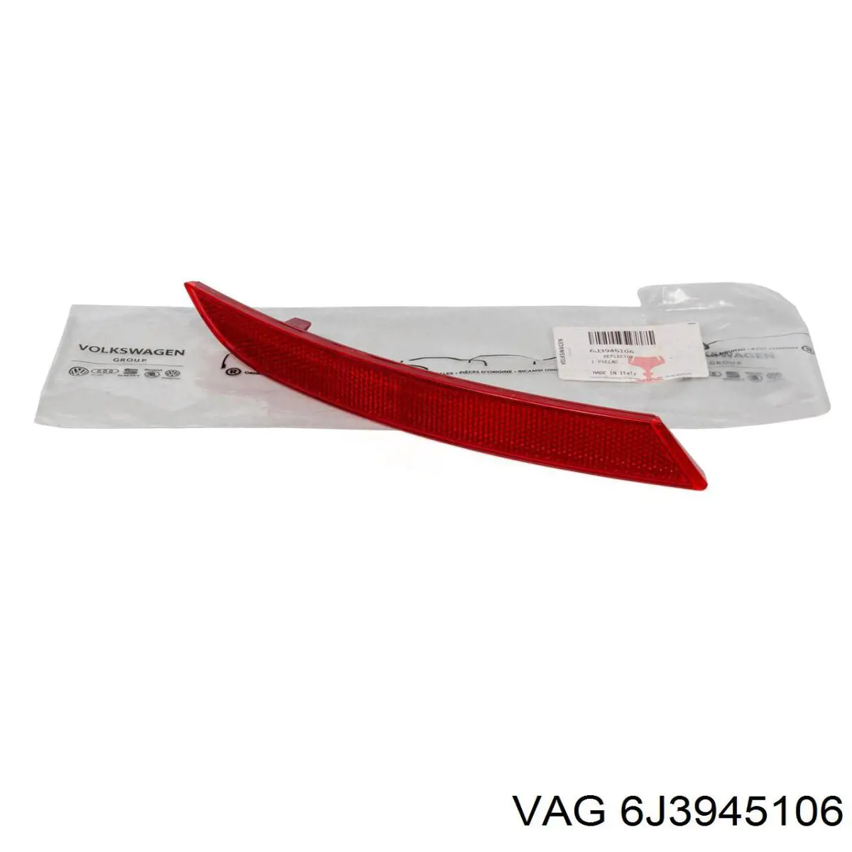 Compre 6J3945106 VAG Retrorrefletor (refletor) do pára-choque traseiro direito