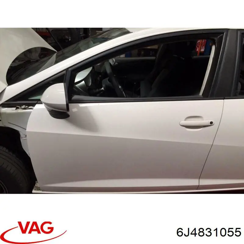 Porta dianteira esquerda para Seat Ibiza IV 6J5, 6P1