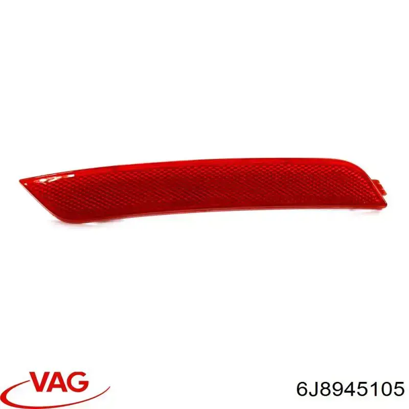 Compre 6J8945105 VAG Retrorrefletor (refletor) do pára-choque traseiro