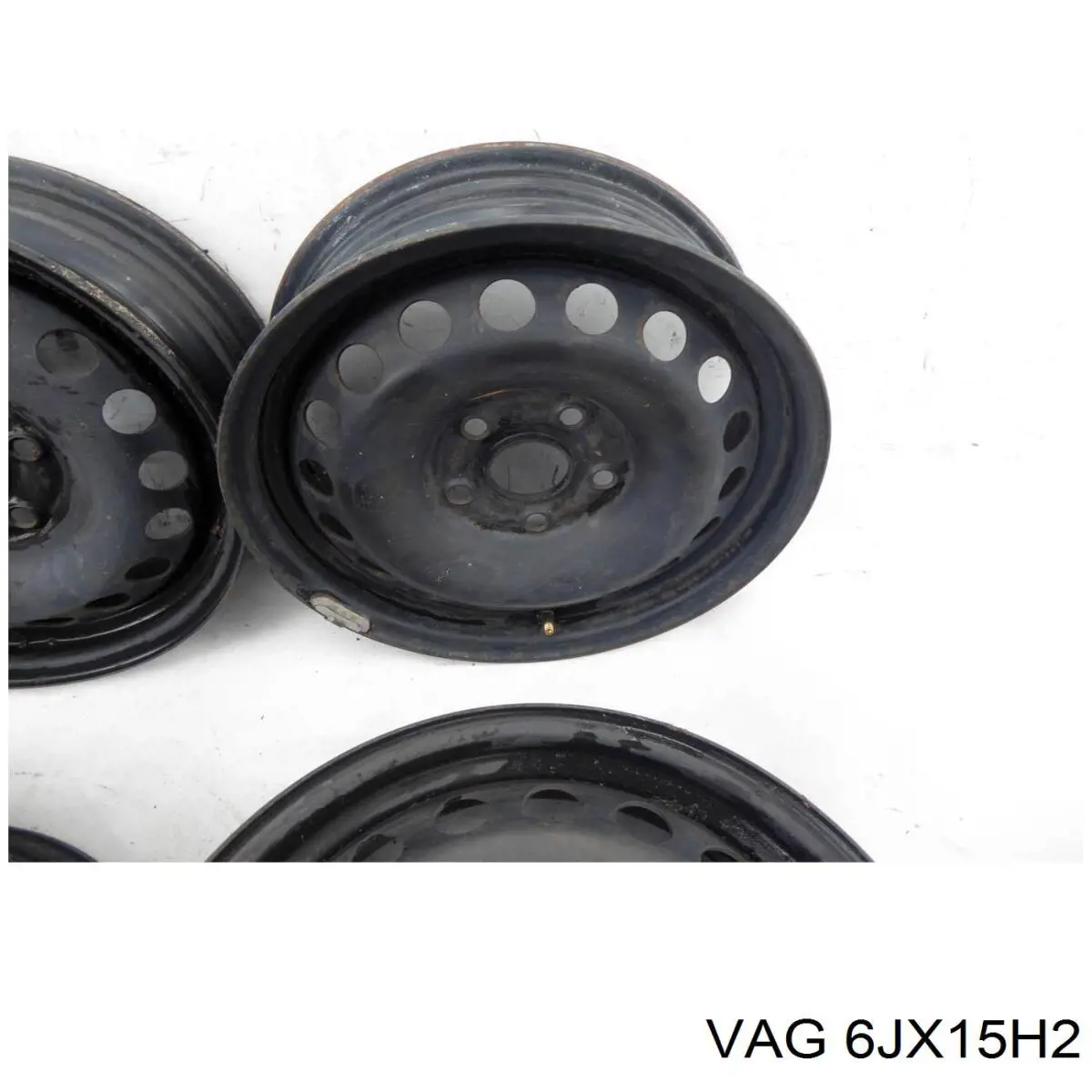 6JX15H2 VAG Discos de roda de aço (estampados)