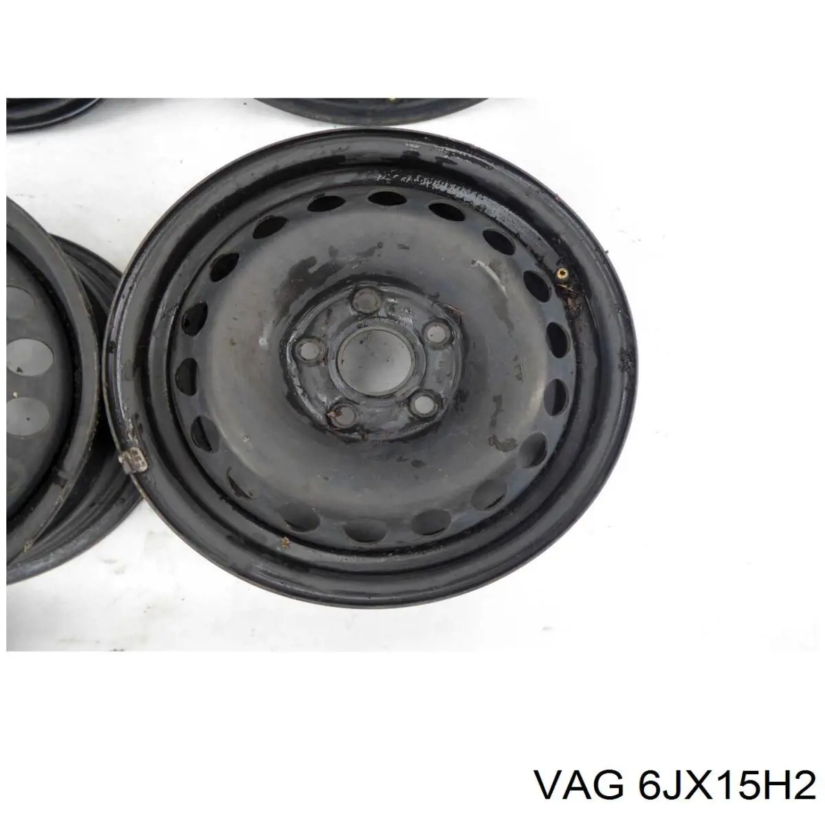 6JX15H2 VAG Discos de roda de aço (estampados)
