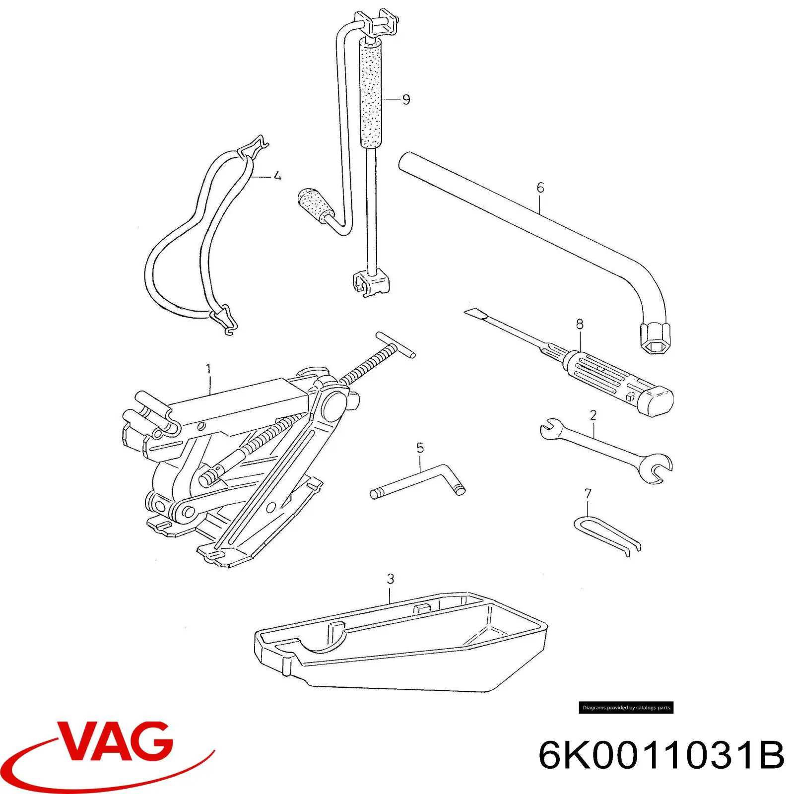 6K0011031B VAG 