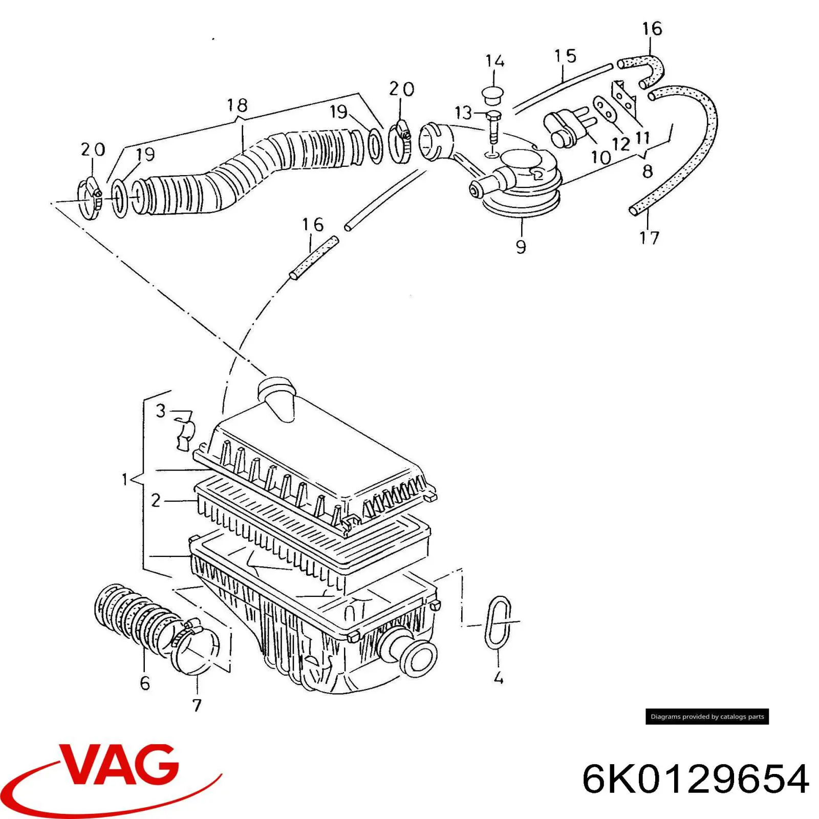 6K0129654 VAG 