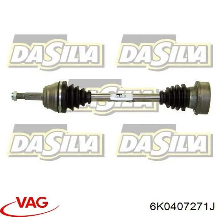 Semieixo (acionador) dianteiro esquerdo VAG 6K0407271J preço, a partir de 63,05 USD