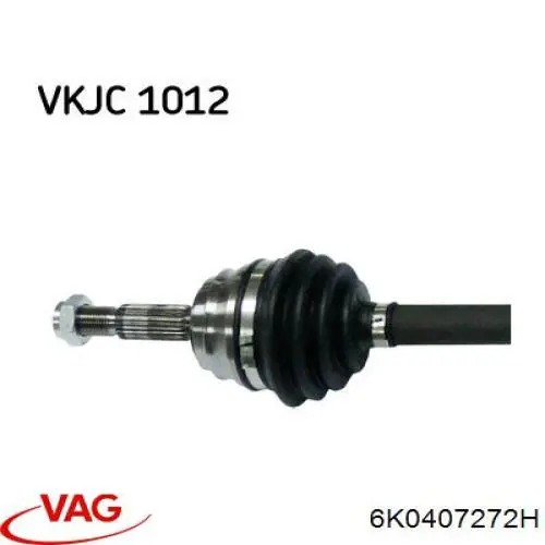 Compre 6K0407272H VAG Semieixo (acionador) dianteiro direito
