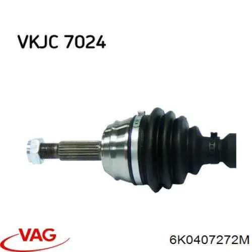 Semieixo (acionador) dianteiro direito VAG 6K0407272M preço, a partir de 57,94 USD
