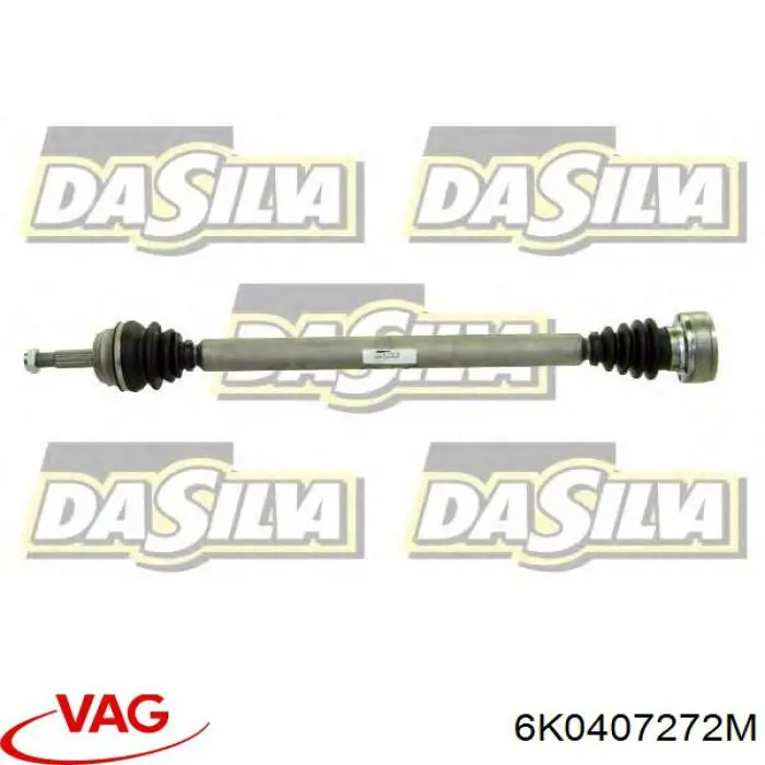 6K0407272M VAG Semieixo (acionador) dianteiro direito