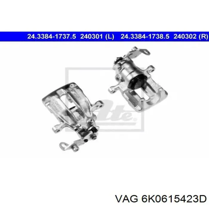 Compre 6K0615423D VAG Suporte do freio dianteiro esquerdo