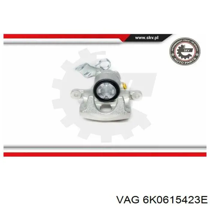 Compre 6K0615423E VAG Suporte do freio traseiro esquerdo