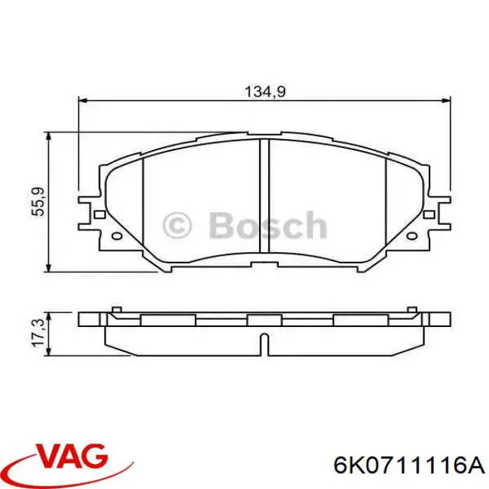 Compre 6K0711116A VAG 