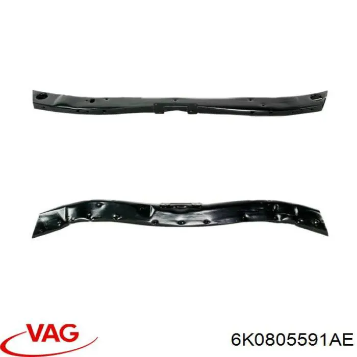Compre 6K0805591AE VAG Suporte do radiador montado (painel de montagem de fixação das luzes)