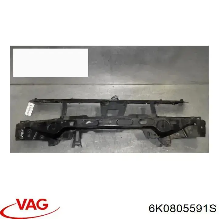 Compre 6K0805591S VAG Suporte do radiador montado (painel de montagem de fixação das luzes)