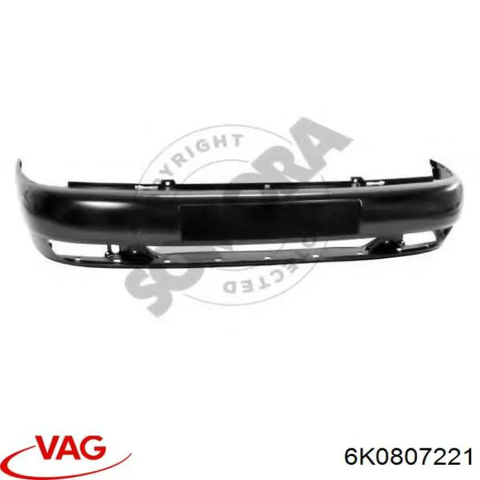 Pára-choque dianteiro VAG 6K0807221 preço, a partir de 83,41 USD