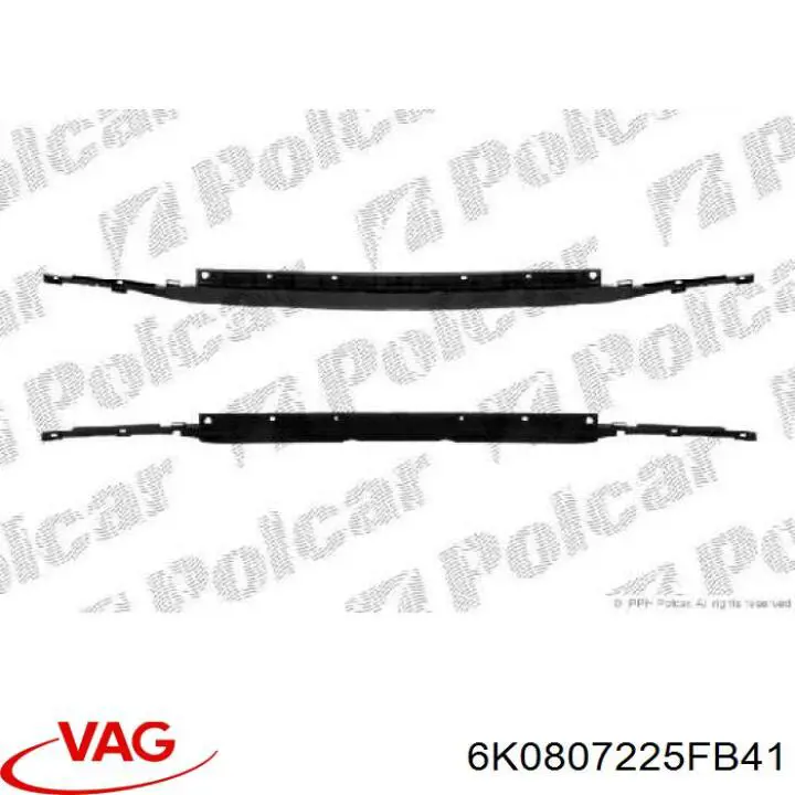 Compre 6K0807225FB41 VAG Moldura do pára-choque dianteiro