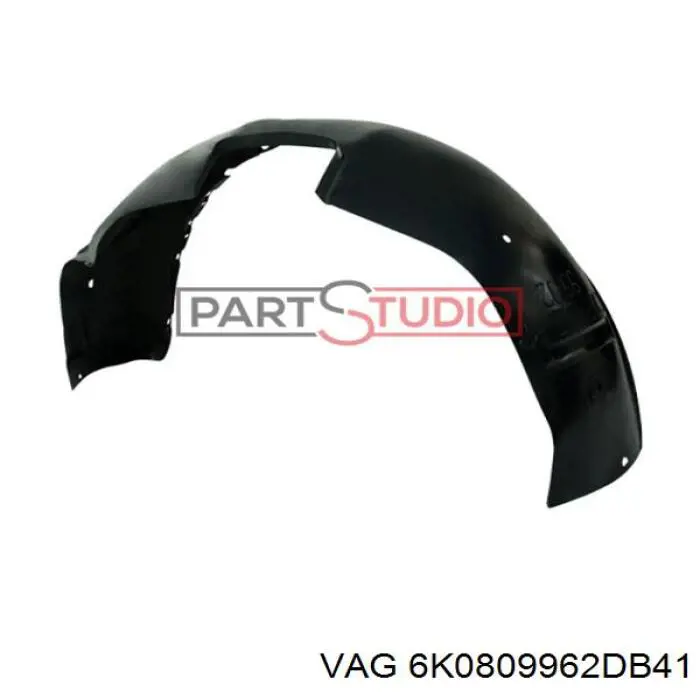 Guarda-barras direito do pára-lama dianteiro VAG 6K0809962DB41 preço, a partir de 51,65 USD