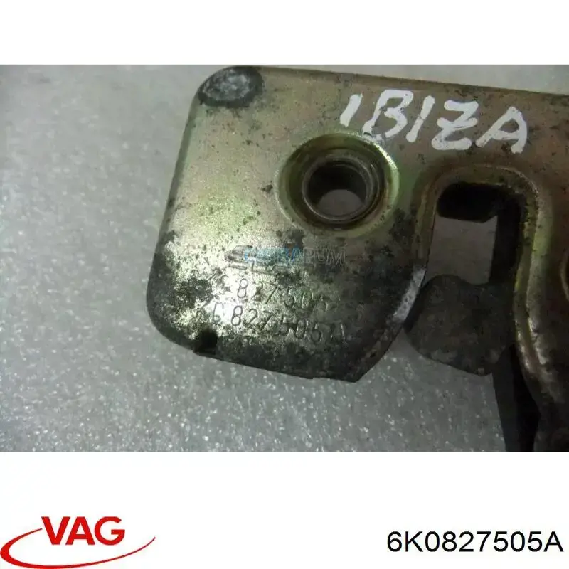 Fecho de tampa de porta-malas (de 3ª/5ª porta traseira) VAG 6K0827505A preço, a partir de 35,75 USD