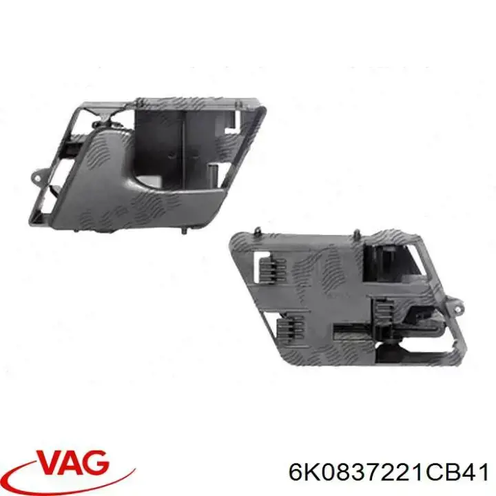 Compre 6K0837221CB41 VAG Maçaneta interna dianteira/traseira da porta esquerda