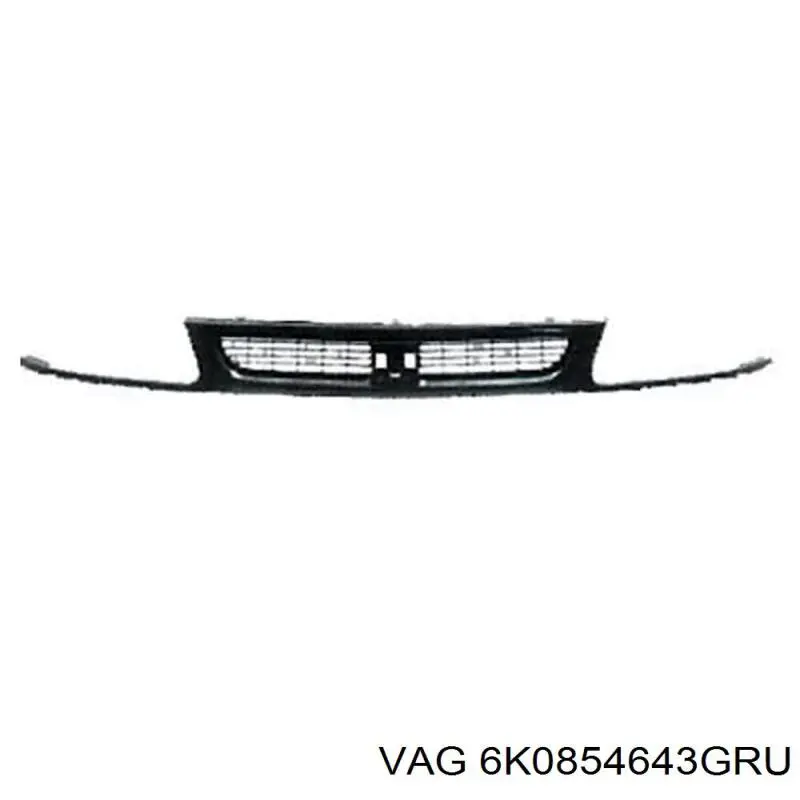 Compre 6K0854643GRU VAG Grelha do radiador