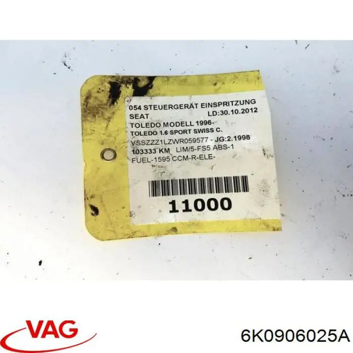 Módulo de direção (Centralina eletrônica) de motor VAG 6K0906025A preço, a partir de 143,02 USD