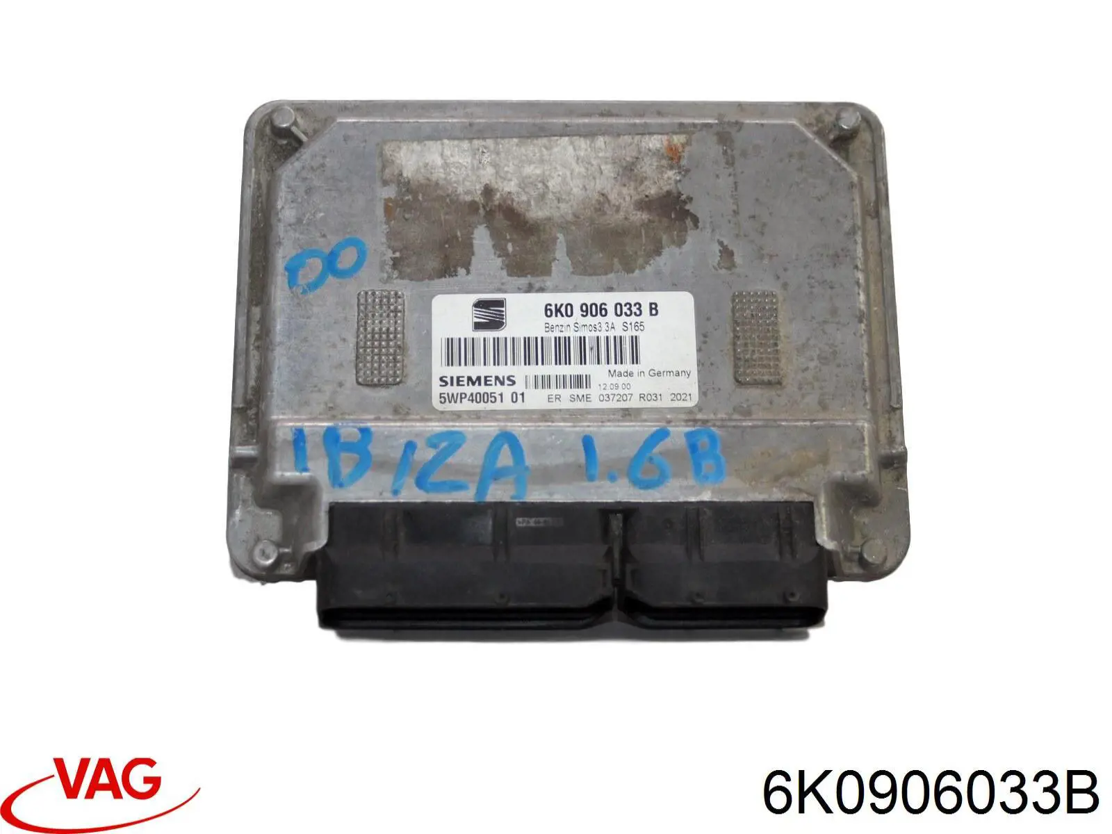 6K0906033B VAG Módulo de direção (Centralina eletrônica) de motor