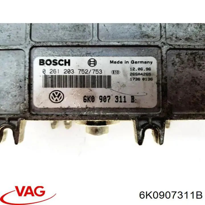 6K0907311B VAG Módulo de direção (Centralina eletrônica) de motor