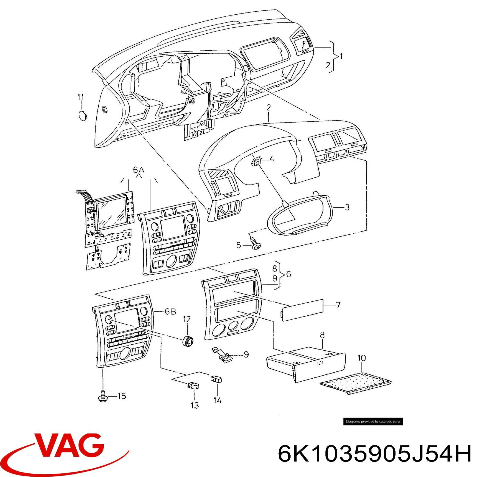 Mostrador multifuncional Seat Ibiza III 6L1