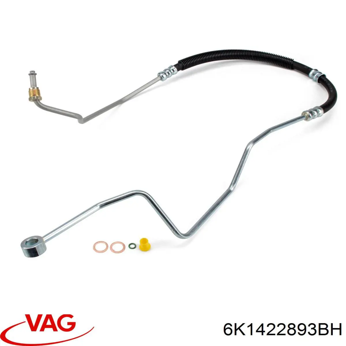Mangueira da Direção hidrâulica assistida de pressão alta desde a bomba até a régua (do mecanismo) VAG 6K1422893BH preço, a partir de 84,36 USD