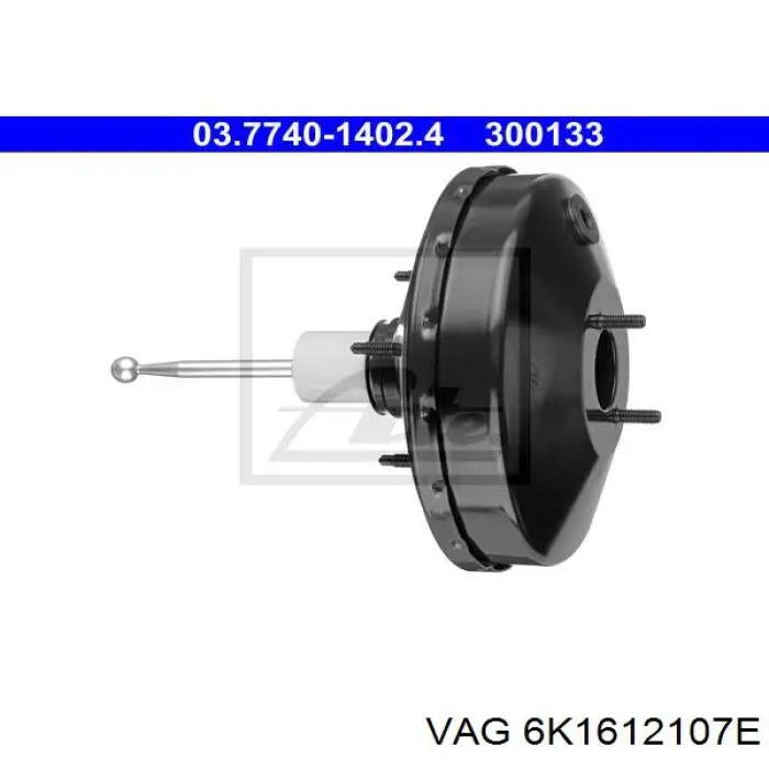 Compre 6K1612107E VAG Reforçador dos freios a vácuo
