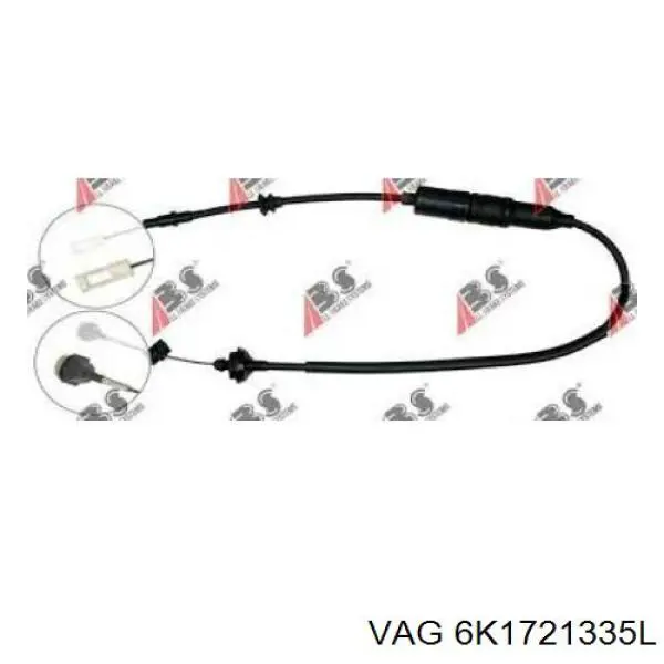 Cabo de embraiagem VAG 6K1721335L preço, a partir de 33,56 USD