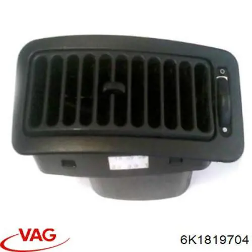 6K1819704 VAG Grelha direita de ventilação de salão no "painel de instrumentos"
