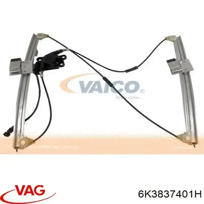 Mecanismo de acionamento de vidro da porta dianteira esquerda VAG 6K3837401H preço, a partir de 63,70 USD