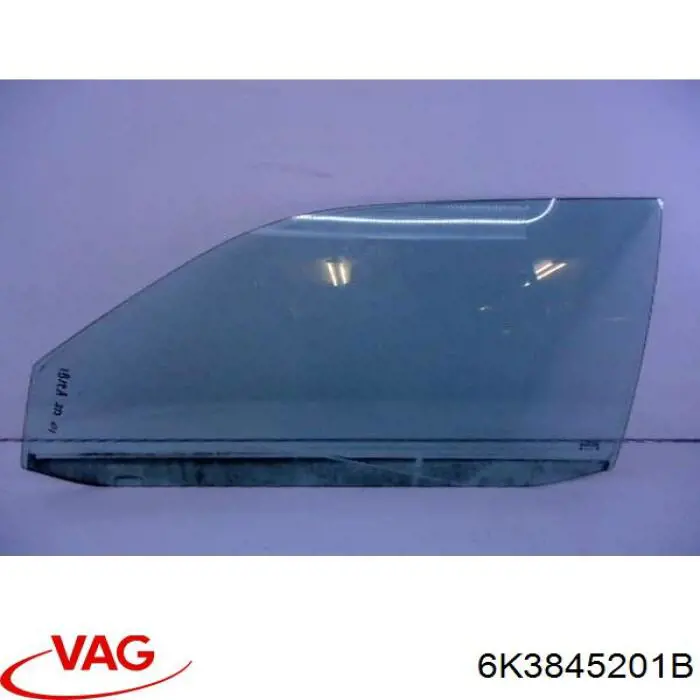 Vidro da porta dianteira esquerda VAG 6K3845201B preço, a partir de 42,88 USD