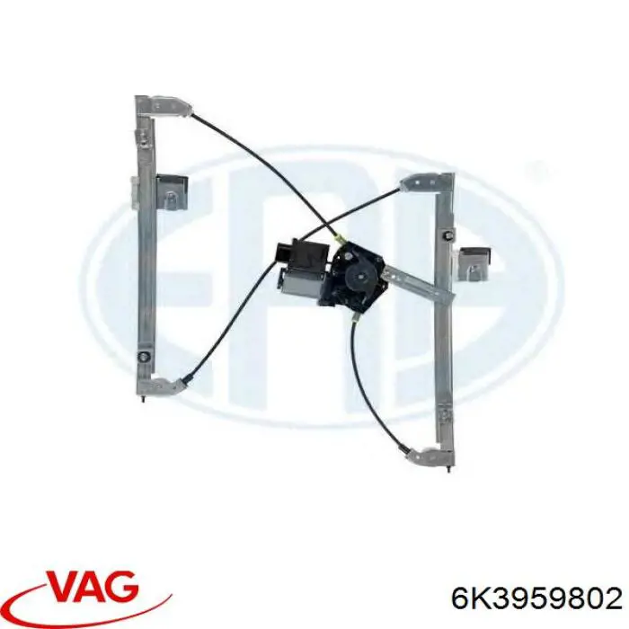 6K3959802 VAG Motor de acionamento de vidro da porta dianteira direita