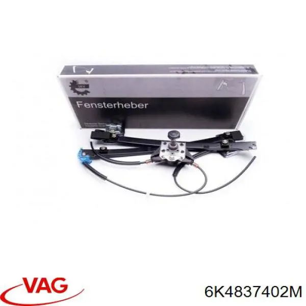 Compre 6K4837402M VAG Mecanismo de acionamento de vidro da porta dianteira direita