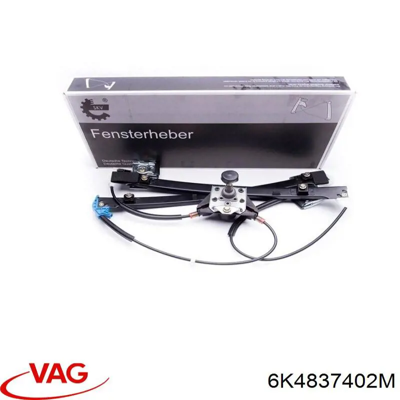 Mecanismo de acionamento de vidro da porta dianteira direita VAG 6K4837402M preço, a partir de 48,35 USD