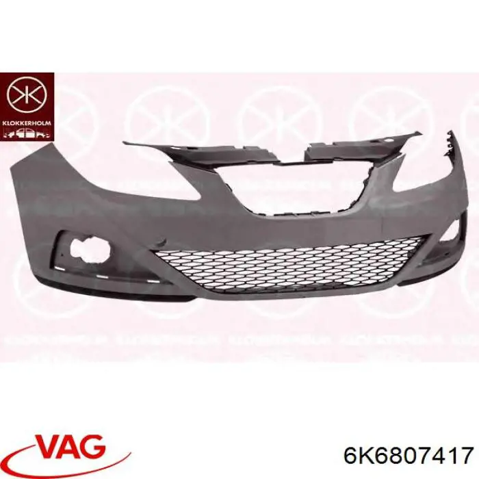 6K6807417 VAG Pára-choque traseiro