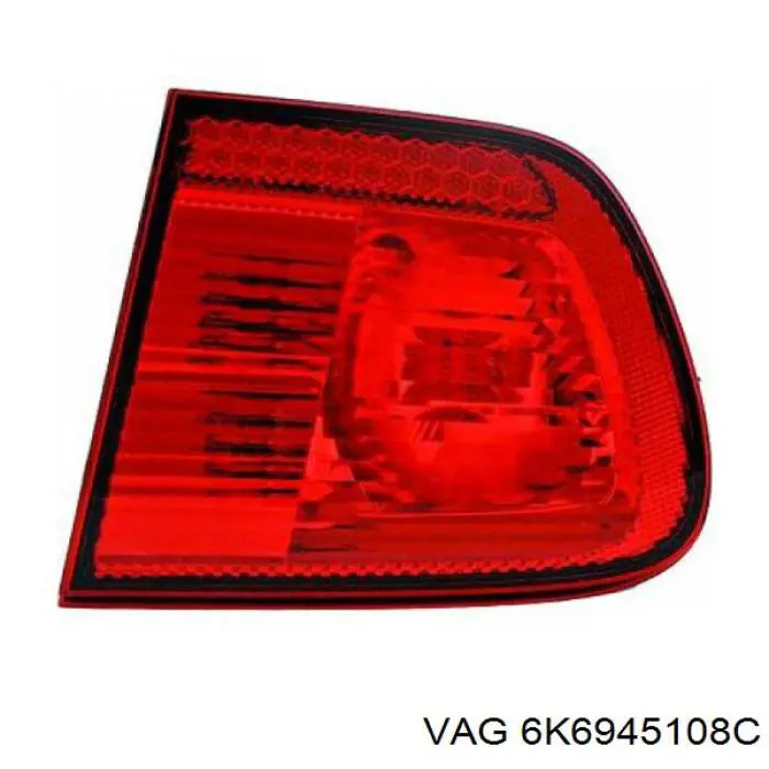 6K6945108C VAG Lanterna traseira direita interna